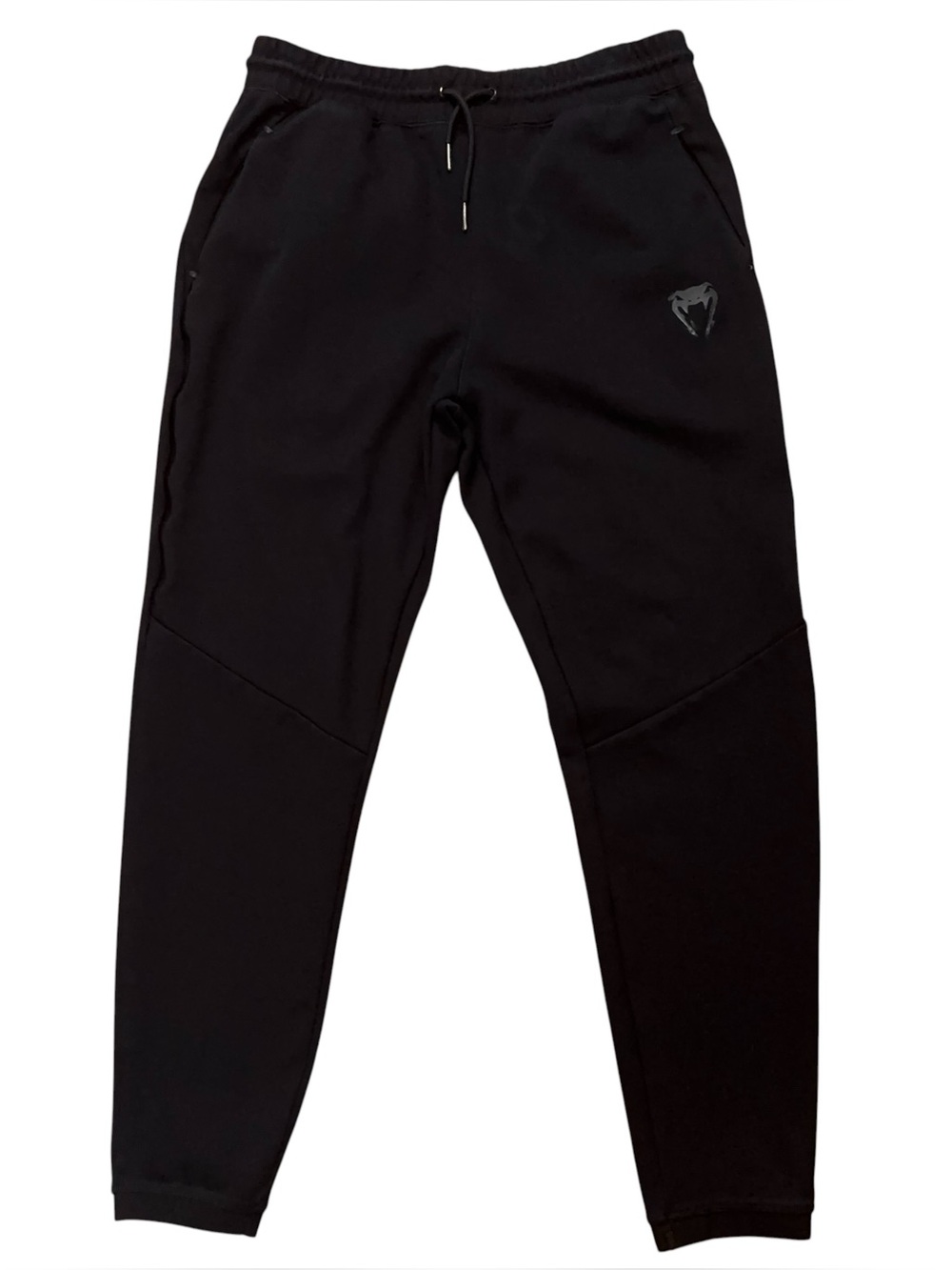 Venum Joggers Mens Size XL Fleece Sweatpants Drawstring Tapered Leg Black